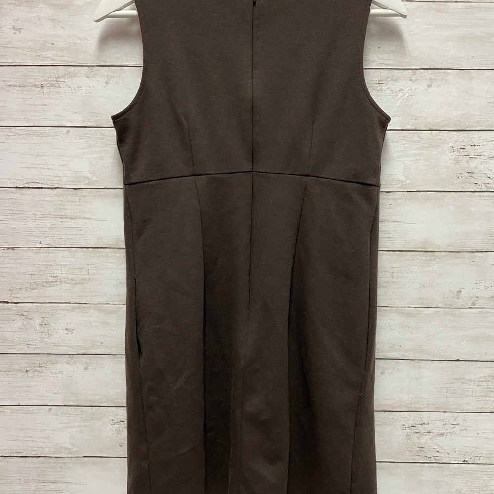 Michael Kors brown sheath jumper sleeveless dress - Picture 7 of 7